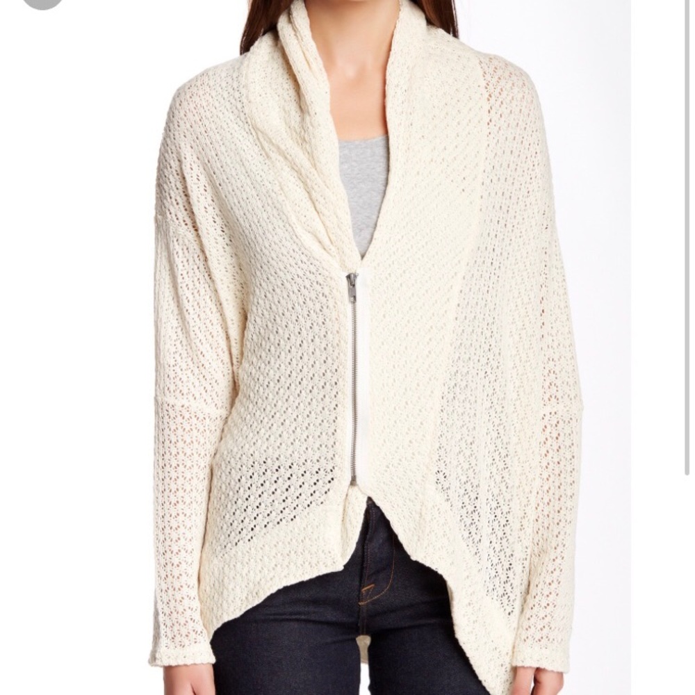 Anthropologie Dolan casual zip up cardigan.